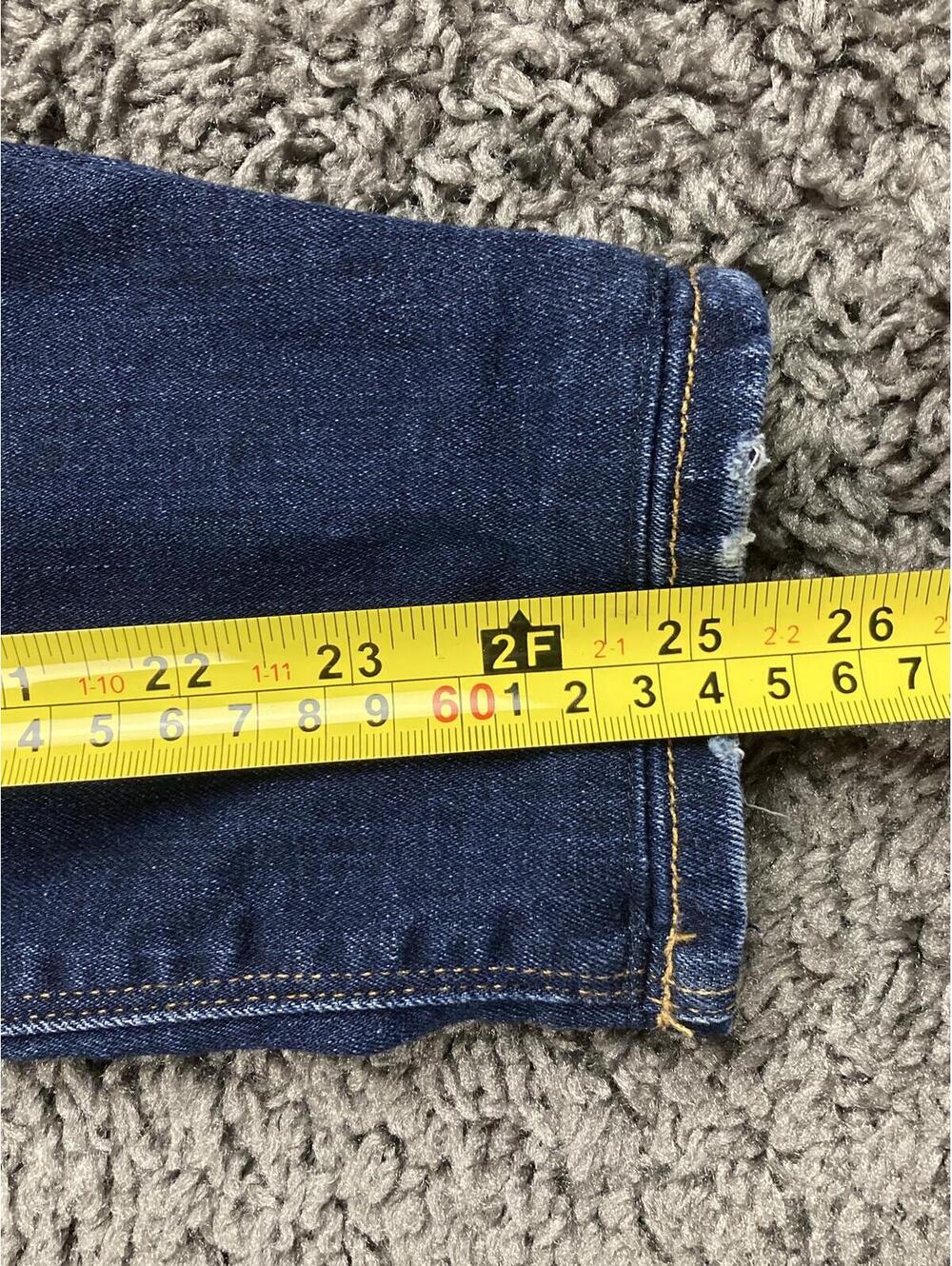 Hudson Krista Super Skinny Jeans Womens Distressed Blue Crop Ankle Stretch Sz 28 - Picture 10 of 10